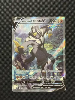 Pokemon Battle Styles - Rapid Strike Urshifu V - 153/163 - ALT ART RARE - MINT - Image 2