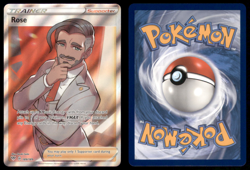 ROSE 189/189 DARKNESS ABLAZE POKEMON FULL ART TRAINER NM - Image 1