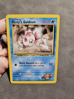 Pokemon TCG Misty's Goldeen 30/132 Unlimited Rare - WOTC Gym Heroes - NM - Image 2
