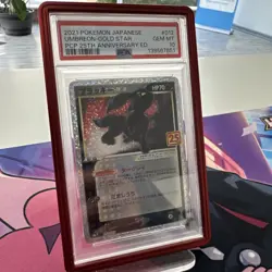 PSA 10 Umbreon #012 2021 Gold Star 25th Anniversary Japanese Pokemon - Image 1