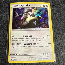 Pokemon Kangaskhan 99/149 Holo Rare Sun Moon Base Set LP - Image 1