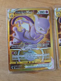 Two Mewtwo VSTAR (Secret) 086/078 Pokemon GO Holo - Image 4