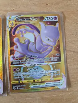 Two Mewtwo VSTAR (Secret) 086/078 Pokemon GO Holo - Image 5