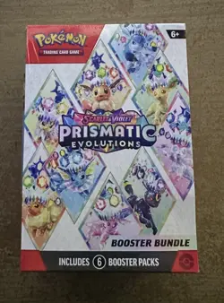 Pokemon TCG: Scarlet & Violet-Prismatic Evolutions Booster Bundle (6 Packs) - Image 1