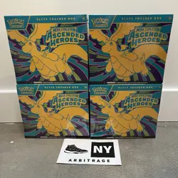 Pokemon TCG - Ascended Heroes ETB Elite Trainer Box LOT OF FOUR— NEW & SEALED - Image 1