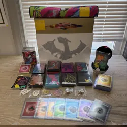 Pokemon Accessory Lot Both Charizard UPC’s Evolving Skies Celebrations + More - Image 1