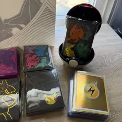 Pokemon Accessory Lot Both Charizard UPC’s Evolving Skies Celebrations + More - Image 5