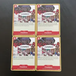 One Piece Chambres Event The Seven Warlords Heart Pirates OP14-017 English x4 - Image 1