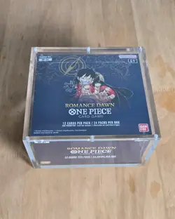 One Piece Romance Dawn Booster Box OP-01 Blue Bottom Sealed + Acrylic Case - Image 1