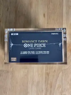 One Piece Romance Dawn Booster Box OP-01 Blue Bottom Sealed + Acrylic Case - Image 4