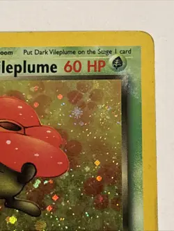 Rare 2000 Dark Vileplume Holo Pokemon Card 13/82 Team Rocket - Image 3