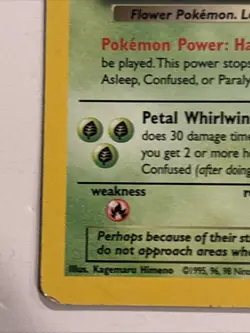 Rare 2000 Dark Vileplume Holo Pokemon Card 13/82 Team Rocket - Image 5