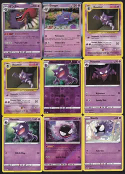 Pokemon Gengar Haunter Ghastly Bundle x23 Cards Holo ex Reverse Rare - Image 3
