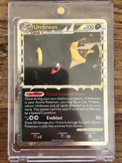 Umbreon (Prime) 86/90 Undaunted Holo & Pokemon Umbreon 10/90 LOT - 3 Cards - Image 3