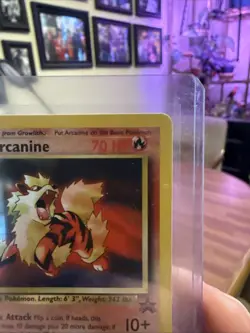 Pokemon TCG Arcanine Promo Card 6 Wizards Black Star Promos, Near Mint Condition - Image 2