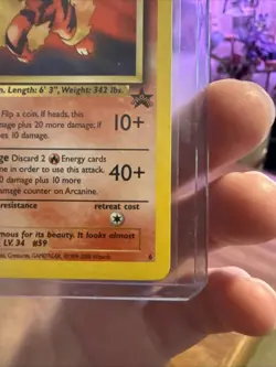 Pokemon TCG Arcanine Promo Card 6 Wizards Black Star Promos, Near Mint Condition - Image 5