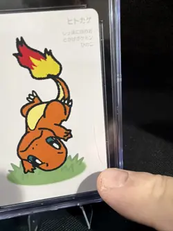 Charmander Pokemon Taruka Card 2025 JPN Picture Card CGC PRISTINE 10 See Descrip - Image 4