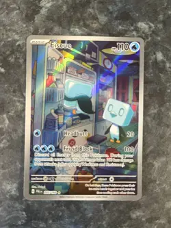 Pokemon TCG Eiscue Paldea Evolved Illustration Rare Card 205/193 NM Condition - Image 1