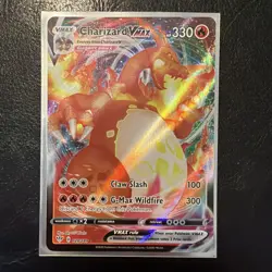Pokemon TCG Charizard VMAX Darkness Ablaze Holo Ultra Rare Card 020/189 - Image 1