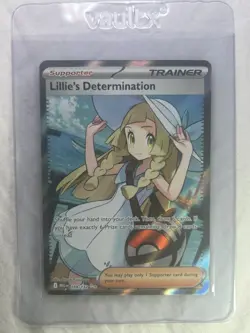 Pokemon Lillie’s Determination Full Art Trainer Mega Evolution Card 169/132 - Image 1