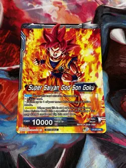 SSGSS Son Goku Soul Striker Reborn P-211 Foil Dragon Ball Super Card Game | NM - Image 2