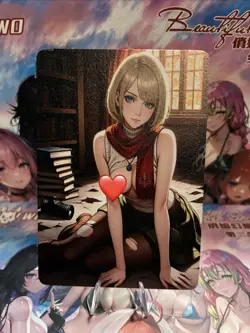 Matte Beautiful Waifu Handmade Card Goddess Story CCG Anime Double Sided - Image 1