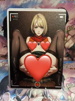 Matte Beautiful Waifu Handmade Card Goddess Story CCG Anime Double Sided - Image 2