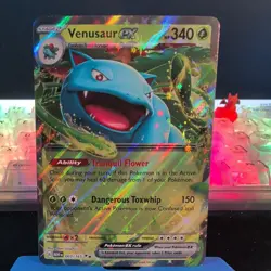 Venusaur ex 003/165 Scarlet & Violet 151 Double Rare Holo Pokemon TCG Card - Image 1