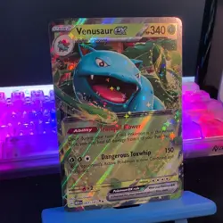 Venusaur ex 003/165 Scarlet & Violet 151 Double Rare Holo Pokemon TCG Card - Image 3