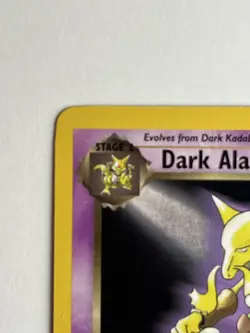 Pokemon Dark Alakazam TCG Team Rocket 18/82 Unlimited Rare Card NM - Image 3