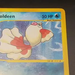 Goldeen 111/165 - REVERSE HOLO - EXPEDITION - VINTAGE E-READER POKEMON CARD NM/M - Image 3