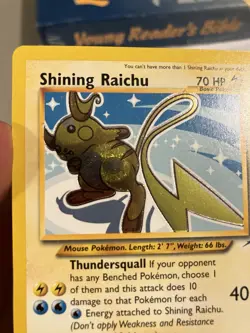 Pokemon Shining Raichu Neo Destiny Holo Card 111/105 - Image 2