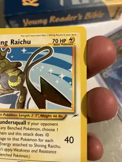Pokemon Shining Raichu Neo Destiny Holo Card 111/105 - Image 3