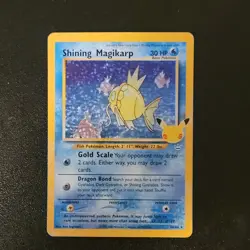 Pokemon Shining Magikarp 66/64 Celebrations Classic Collection Promo Holo Card - Image 1