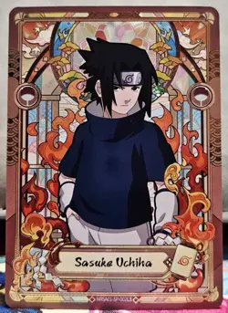 Sasuke Uchiha NARUTO NRSA01-SP-002L5 Naruto Kayou Card - ENGLISH - Heaven Scroll - Image 1