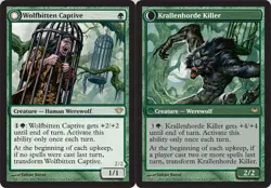 1 x Wolfbitten Captive // Krallenhorde Killer - Dark Ascension - Light Play - MT - Image 1