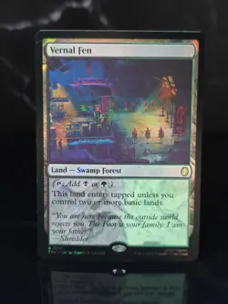 MTG Vernal Fen (Surge Foil) x1 #0081 - TMNT - Image 1