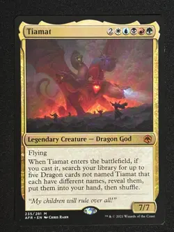 1x MTG Tiamat - Adventures in the Forgotten Realms (AFR) #235 - Magic - Image 3