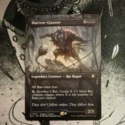 Magic: The Gathering Marrow-Gnawer Legendary Creature Rare Black Bloomburrow 79 - Image 1
