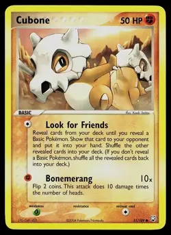 Pokemon Card - Cubone Team Rocket Returns 51/109 Common - Image 1