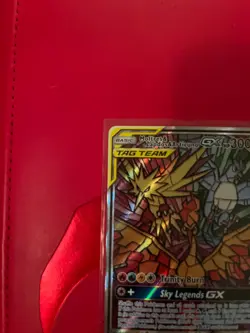 Pokemon Moltres & Zapdos & Articuno GX SM210 Promo Full Art Holo TAG TEAM HP 300 - Image 2