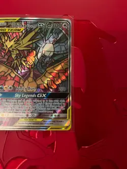 Pokemon Moltres & Zapdos & Articuno GX SM210 Promo Full Art Holo TAG TEAM HP 300 - Image 4