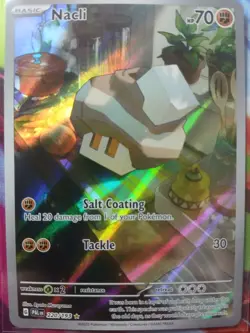 Pokemon Nacli TCG Illustration Rare Holo Card 220/193-SV02 Paldea Evolved - Image 1