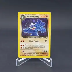 Dark Machamp Team Rocket 10/82 DMG Pokemon TCG Holo Rare WOTC Vintage - Image 1