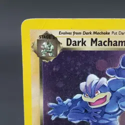 Dark Machamp Team Rocket 10/82 DMG Pokemon TCG Holo Rare WOTC Vintage - Image 2