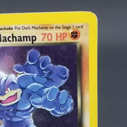 Dark Machamp Team Rocket 10/82 DMG Pokemon TCG Holo Rare WOTC Vintage - Image 5