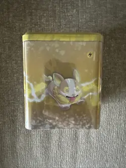 Pokemon TCG Lightning Type Stacking Tin 3 Boosters + 1 Coin Sealed Pikachu - Image 3