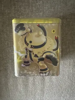 Pokemon TCG Lightning Type Stacking Tin 3 Boosters + 1 Coin Sealed Pikachu - Image 4