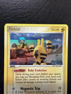 Pokemon TCG EX Unseen Forces Elekid 23/115 Reverse Holo NM/LP - Image 2