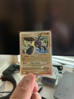 Pokemon TCG Lucario LV.X DP12 Pokemon Promos Holo 110 HP Promo 80 Attack - Image 2